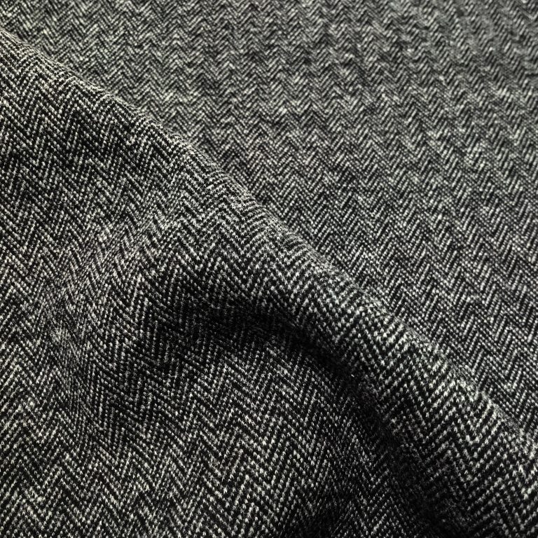 Large herringbone pattern fabric