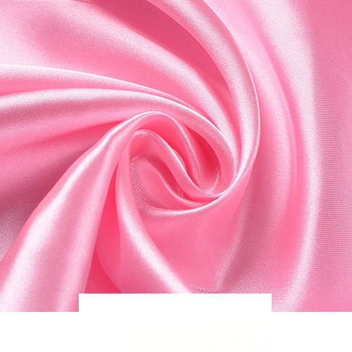 Width 150 cm Plain Pearl Ice Silk Lining Fabric Polyester Stretchy Solid Soft Dense Satin Fabric