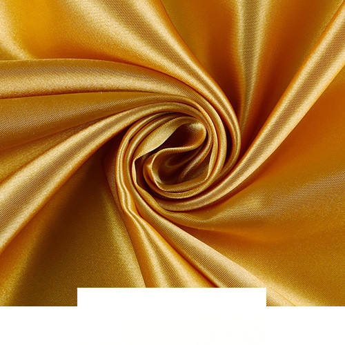 Width 150 cm Plain Pearl Ice Silk Lining Fabric Polyester Stretchy Solid Soft Dense Satin Fabric