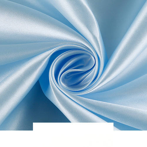 Width 150 cm Plain Pearl Ice Silk Lining Fabric Polyester Stretchy Solid Soft Dense Satin Fabric