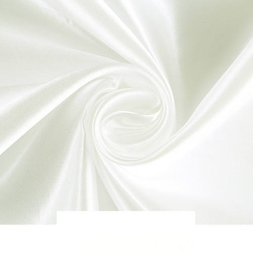 Width 150 cm Plain Pearl Ice Silk Lining Fabric Polyester Stretchy Solid Soft Dense Satin Fabric