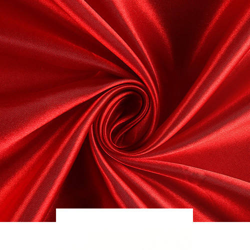 Width 150 cm Plain Pearl Ice Silk Lining Fabric Polyester Stretchy Solid Soft Dense Satin Fabric